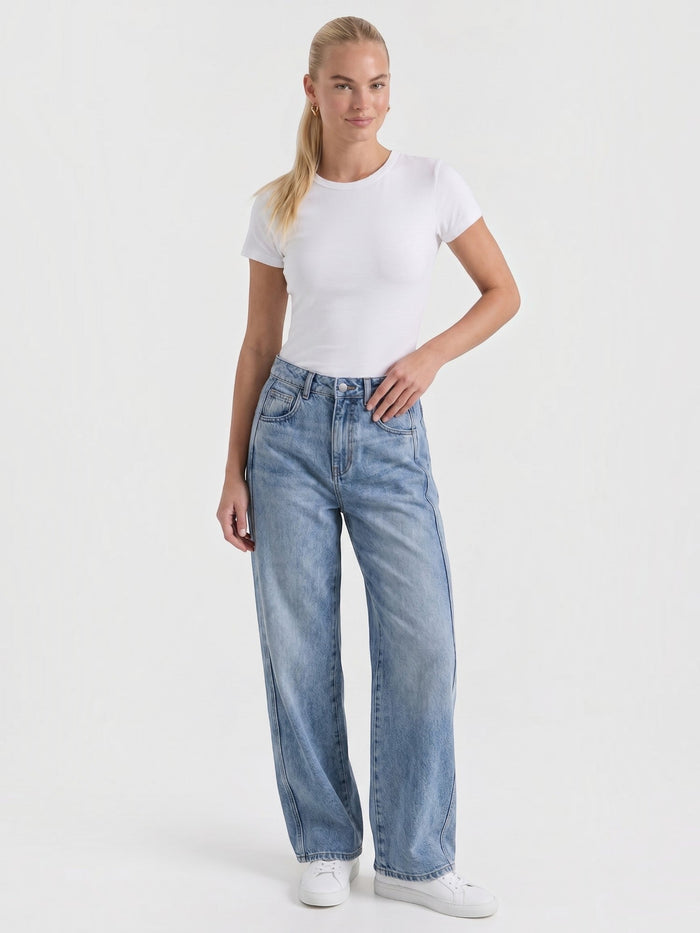 Bridget Jean Baggy Taille Haute