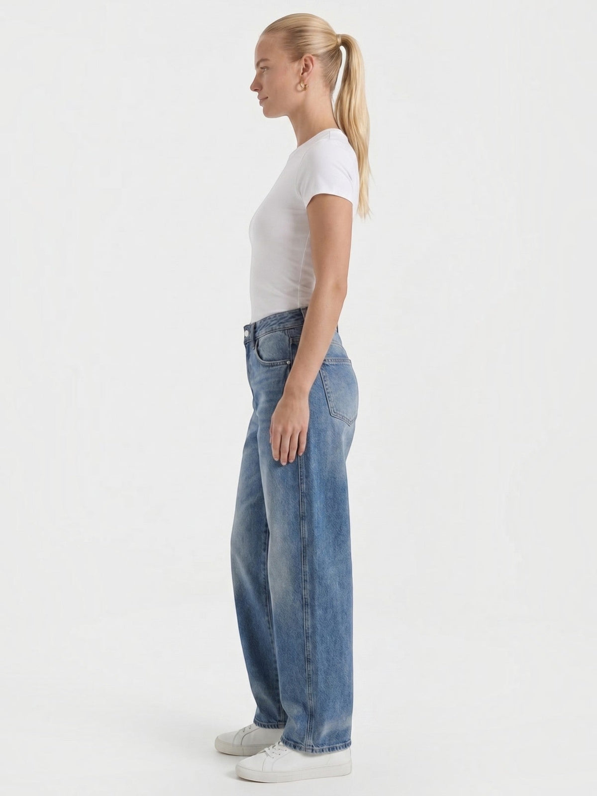 Bridget Jean Baggy Taille Haute