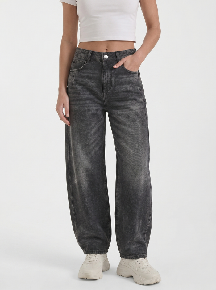 Bridget Jean Baggy Taille Haute