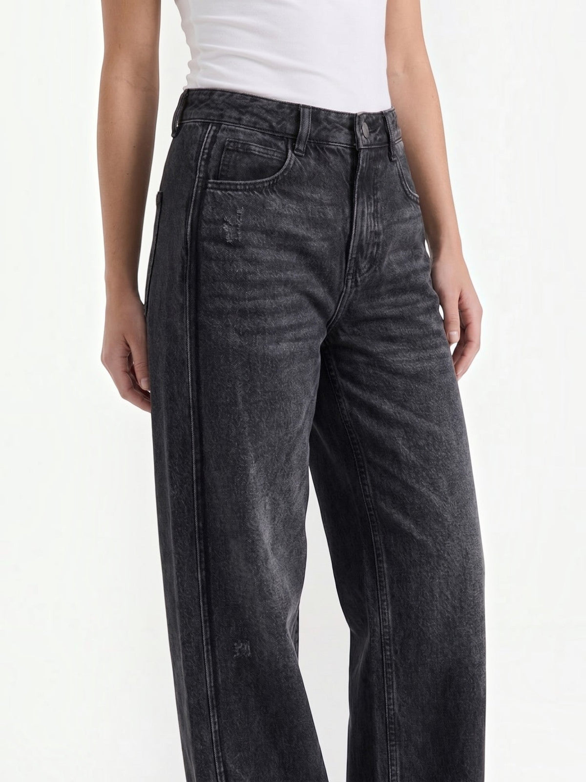 Bridget Jean Baggy Taille Haute