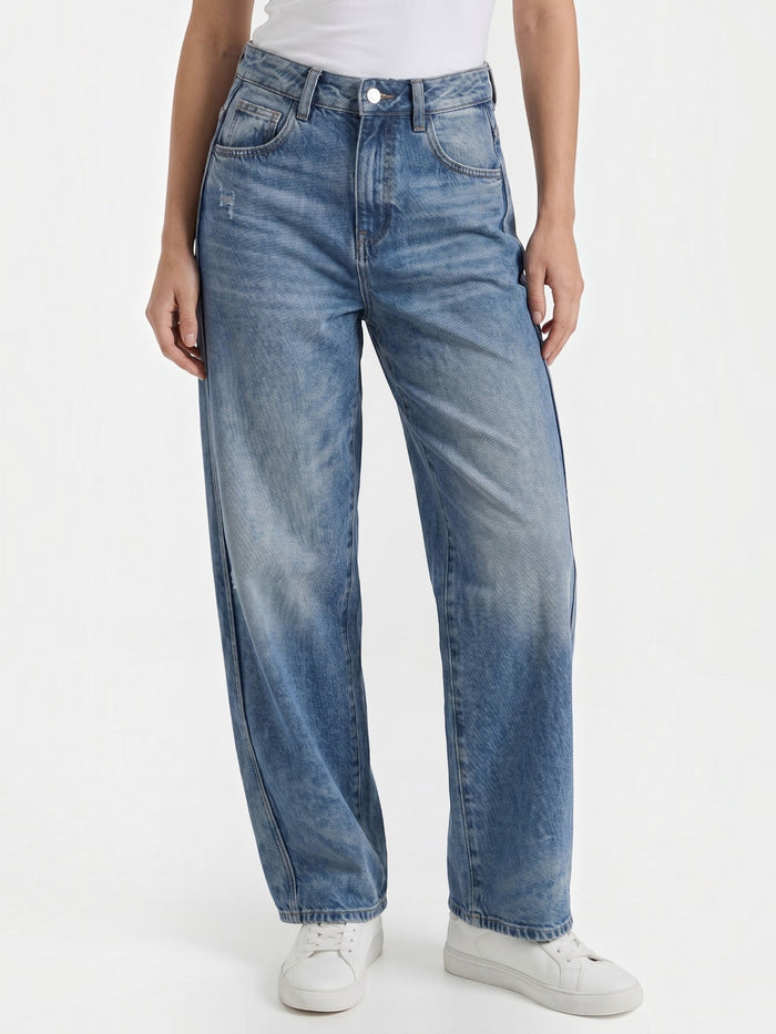 Bridget Jean Baggy Taille Haute