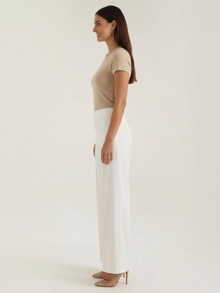 Brooke Pantalon Large À Taille Très Haute