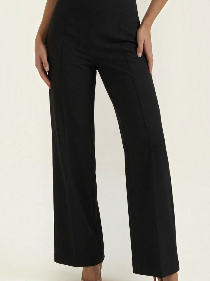 Brooke Pantalon Large À Taille Très Haute