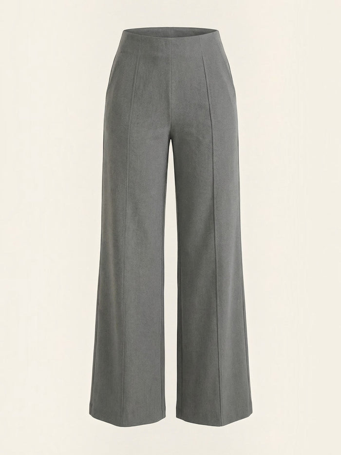 Brooke Pantalon Large À Taille Très Haute