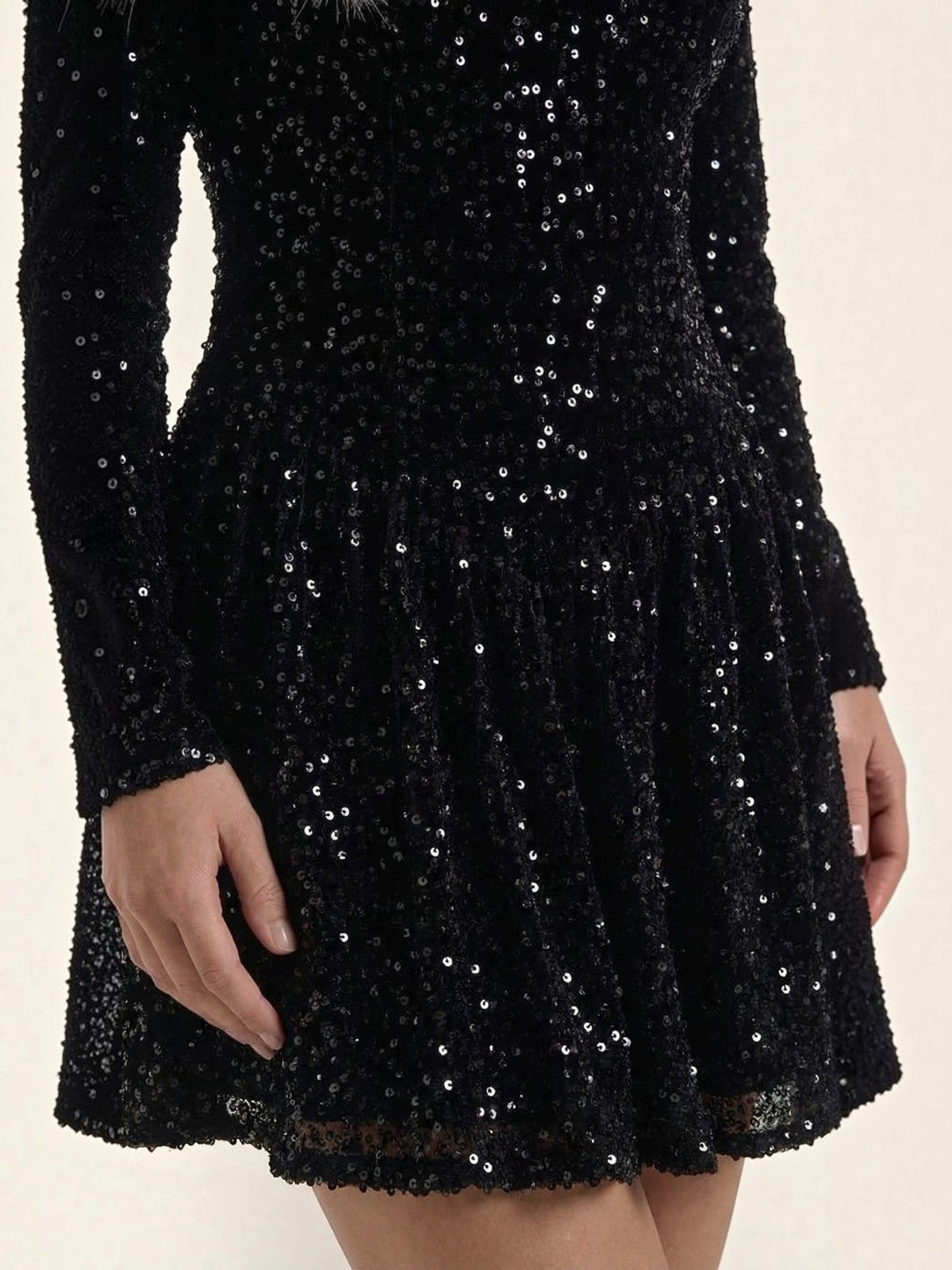 Callie Robe Courte À Paillettes