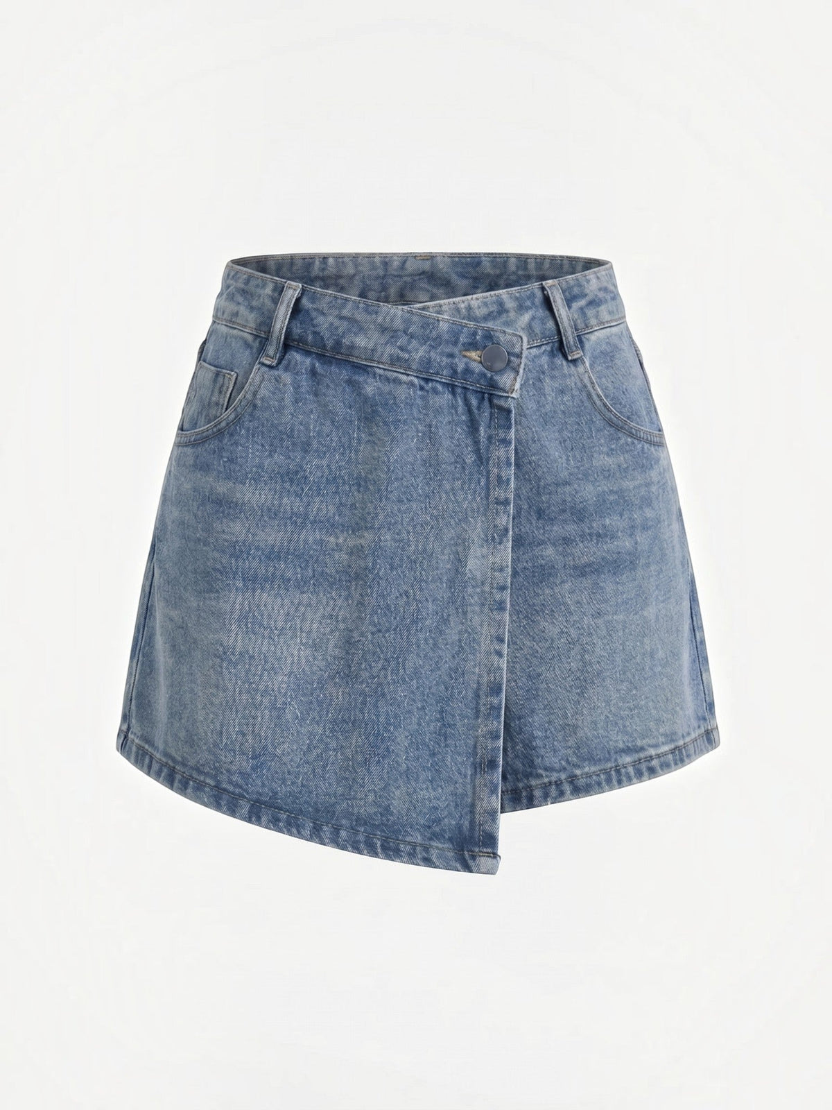 Casey Jupe En Jean À Effet Portefeuille