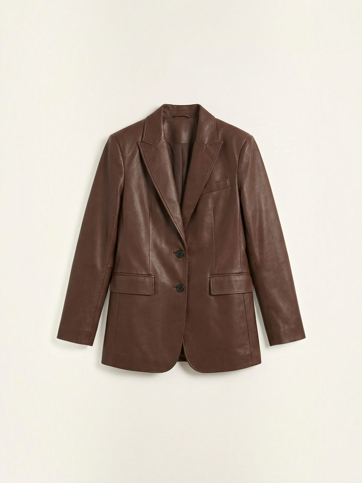 Catherine Blazer Oversize Effet Cuir