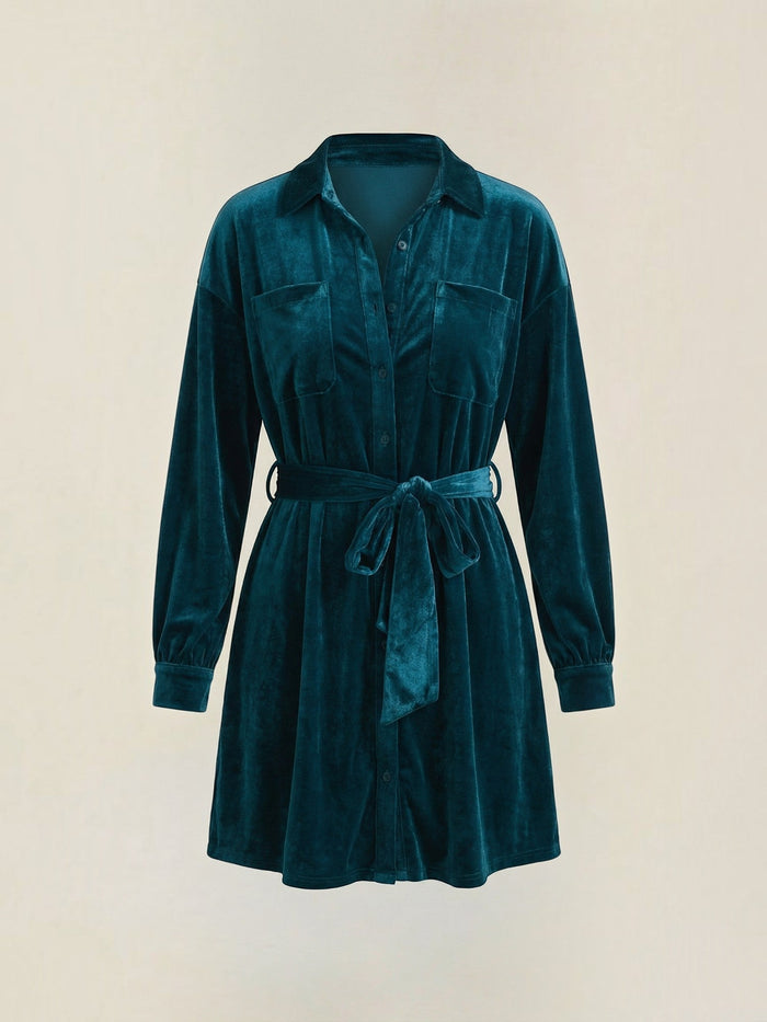 Cecilia Robe-Chemise Courte
