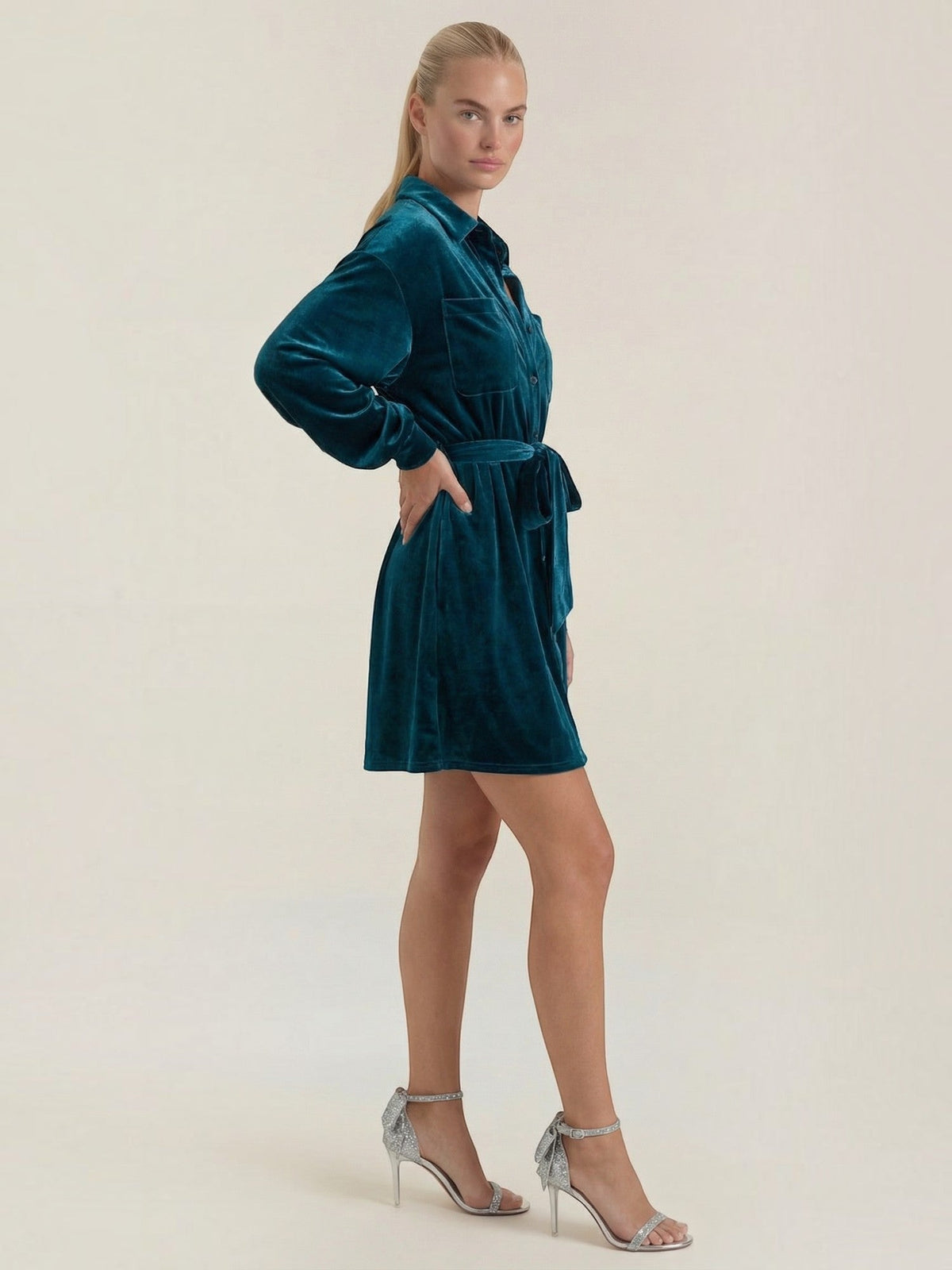 Cecilia Robe-Chemise Courte