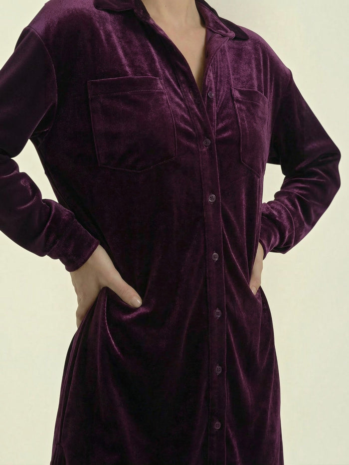 Cecilia Robe-Chemise Courte