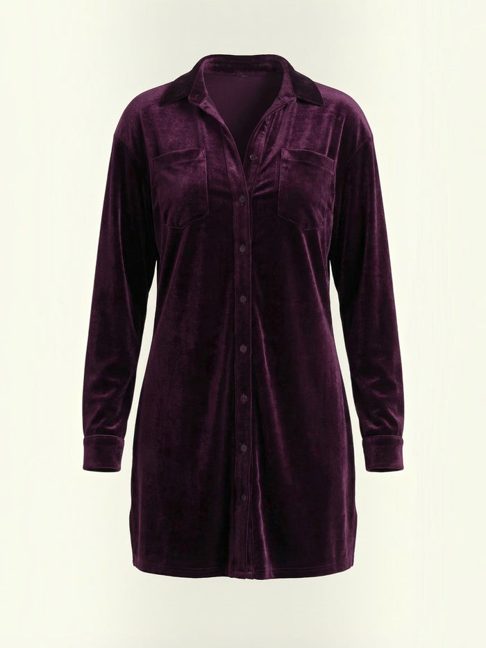 Cecilia Robe-Chemise Courte