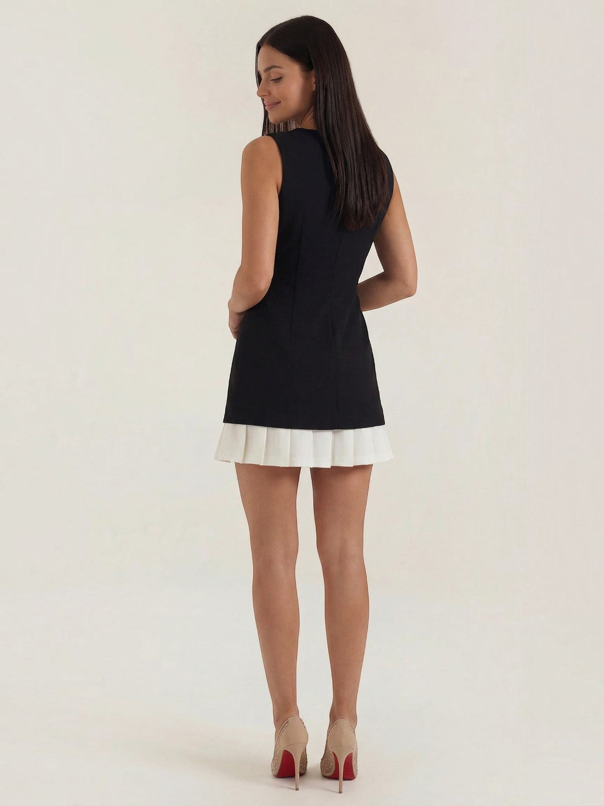 Celine Robe Trapèze Courte Sans Manches