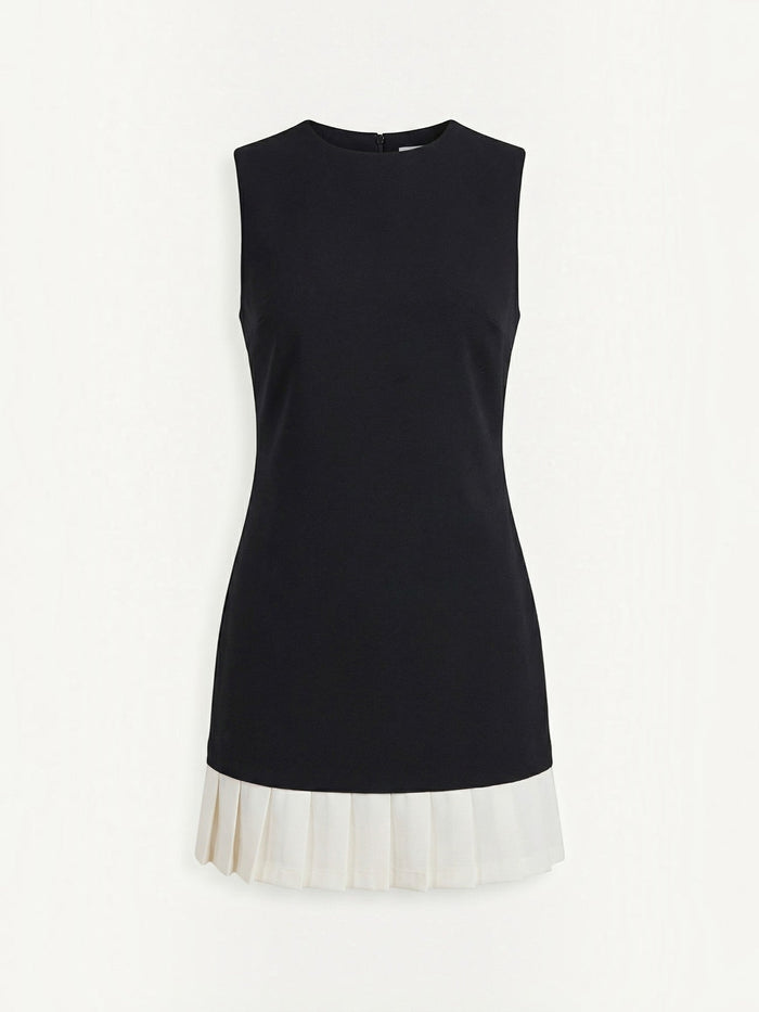 Celine Robe Trapèze Courte Sans Manches