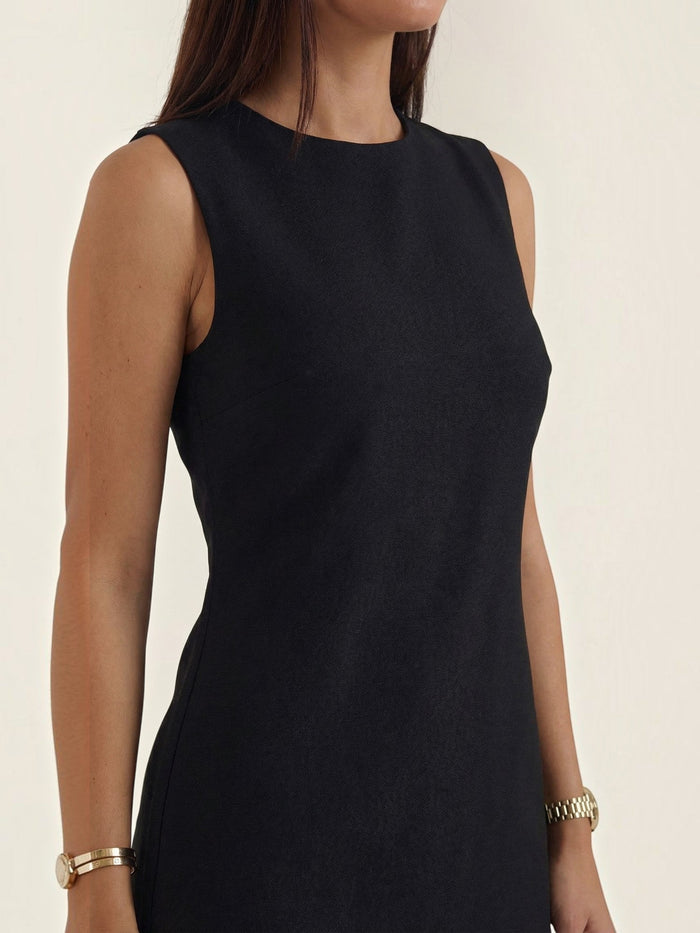 Celine Robe Trapèze Courte Sans Manches