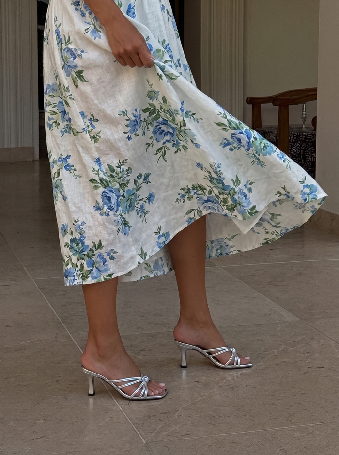 Christina Sandale À Brides Croisées