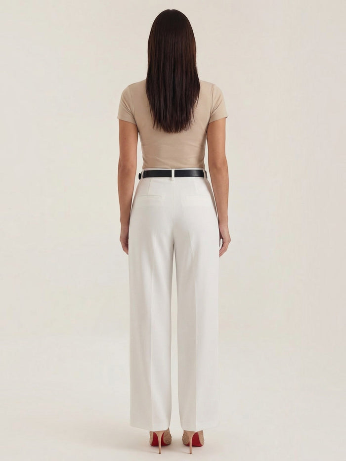 Claire Pantalon Tailleur Taille Haute
