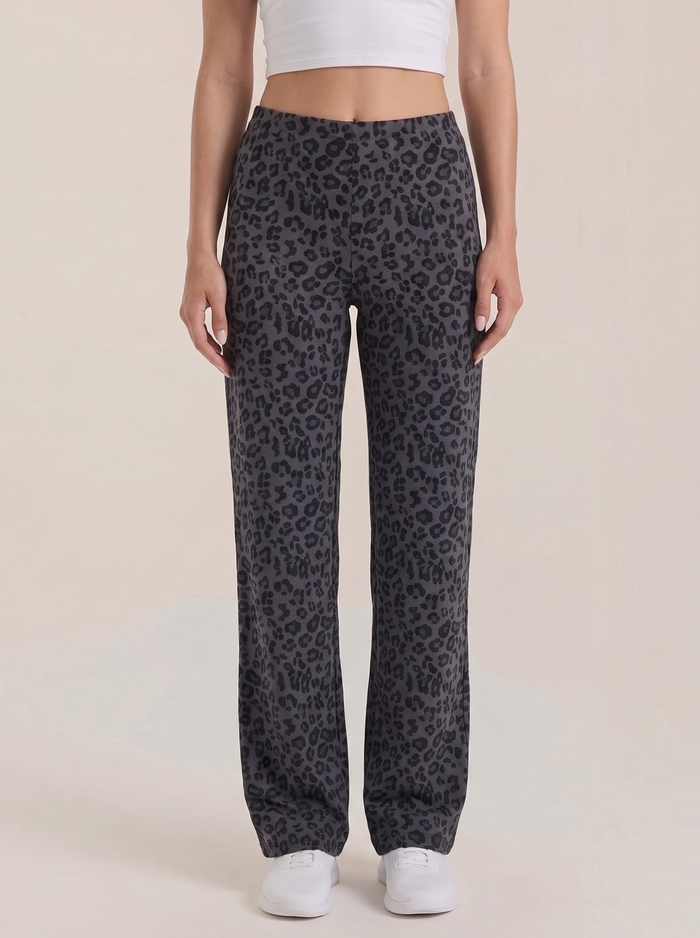 Cleo Pantalon Imprimé Léopard