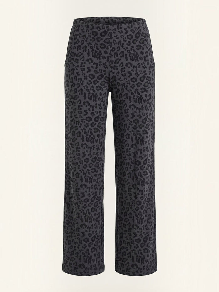 Cleo Pantalon Imprimé Léopard