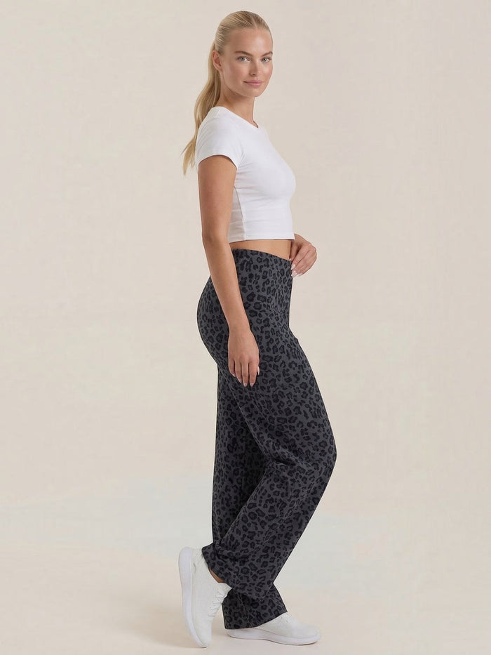 Cleo Pantalon Imprimé Léopard