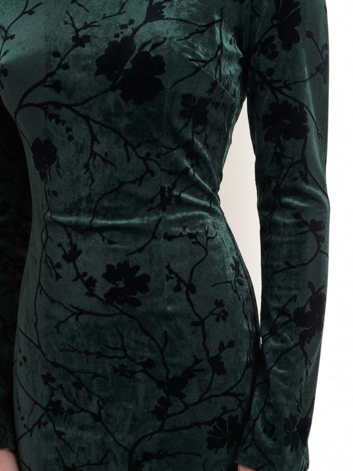Colleen Robe Longue À Imprimé Floral Délicat