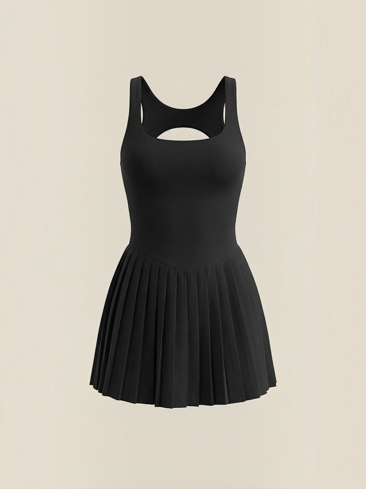 Deirdre Robe Plissée Courte