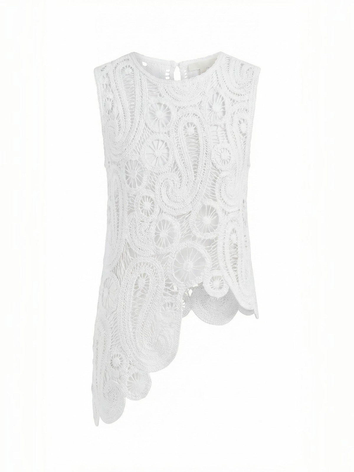 Delia Top En Dentelle Asymétrique