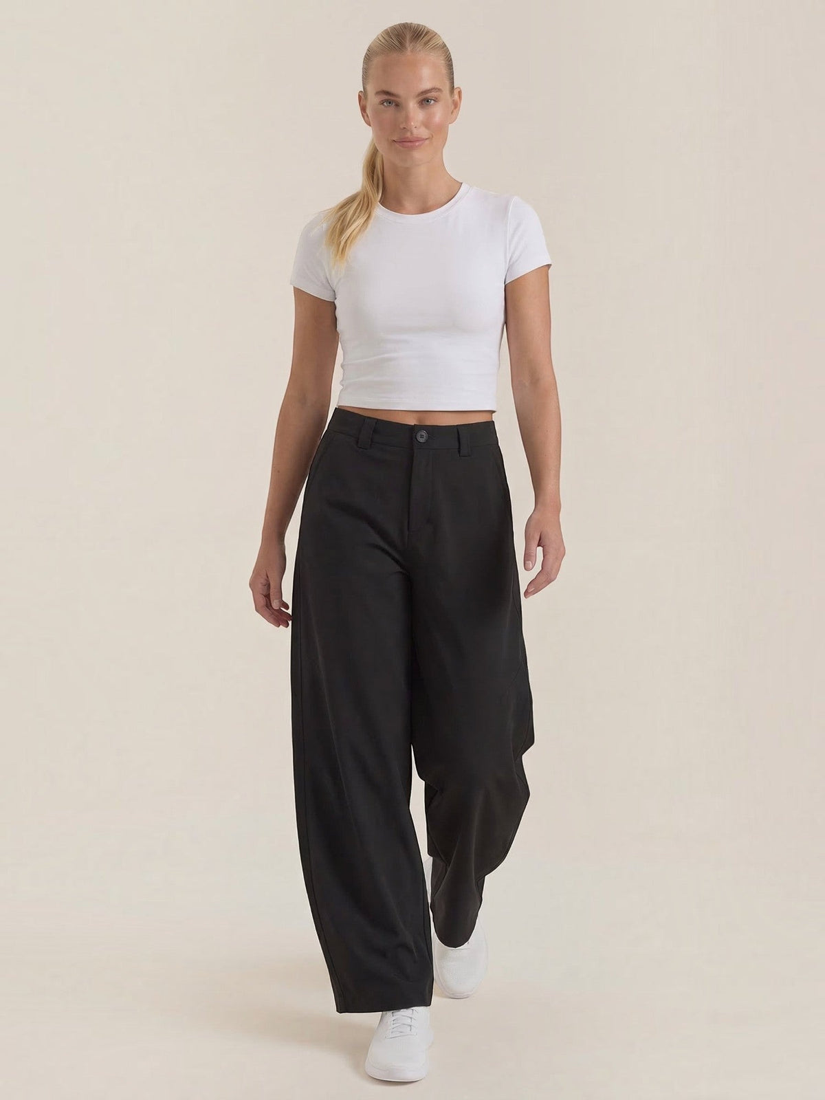 Dina Pantalon À Jambe Extra Large