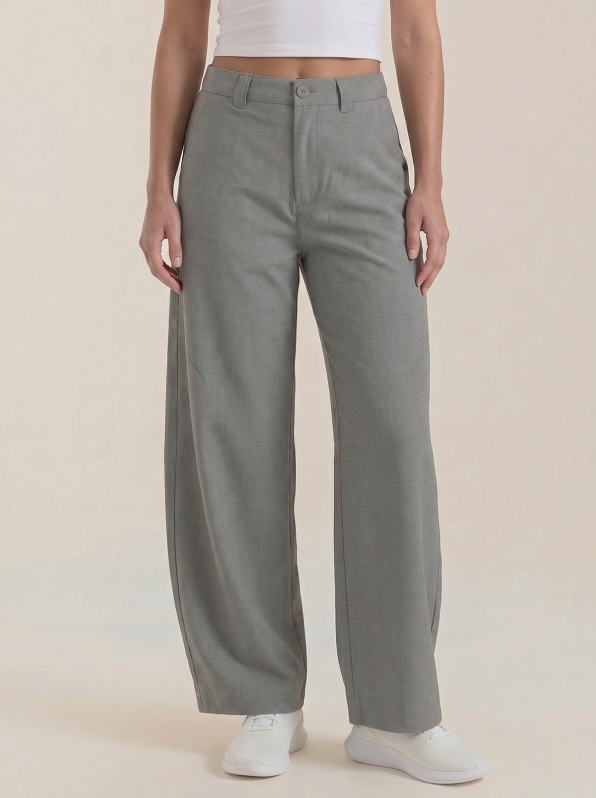 Dina Pantalon À Jambe Extra Large