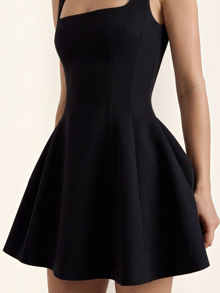 Dixie Robe Courte À Encolure Carrée
