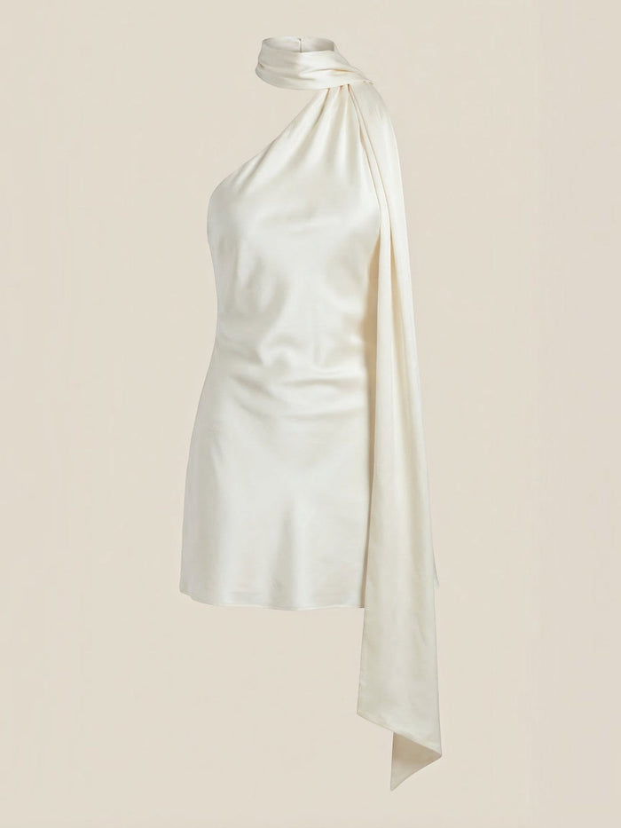 Dolly Robe Courte À Encolure Dos Nu