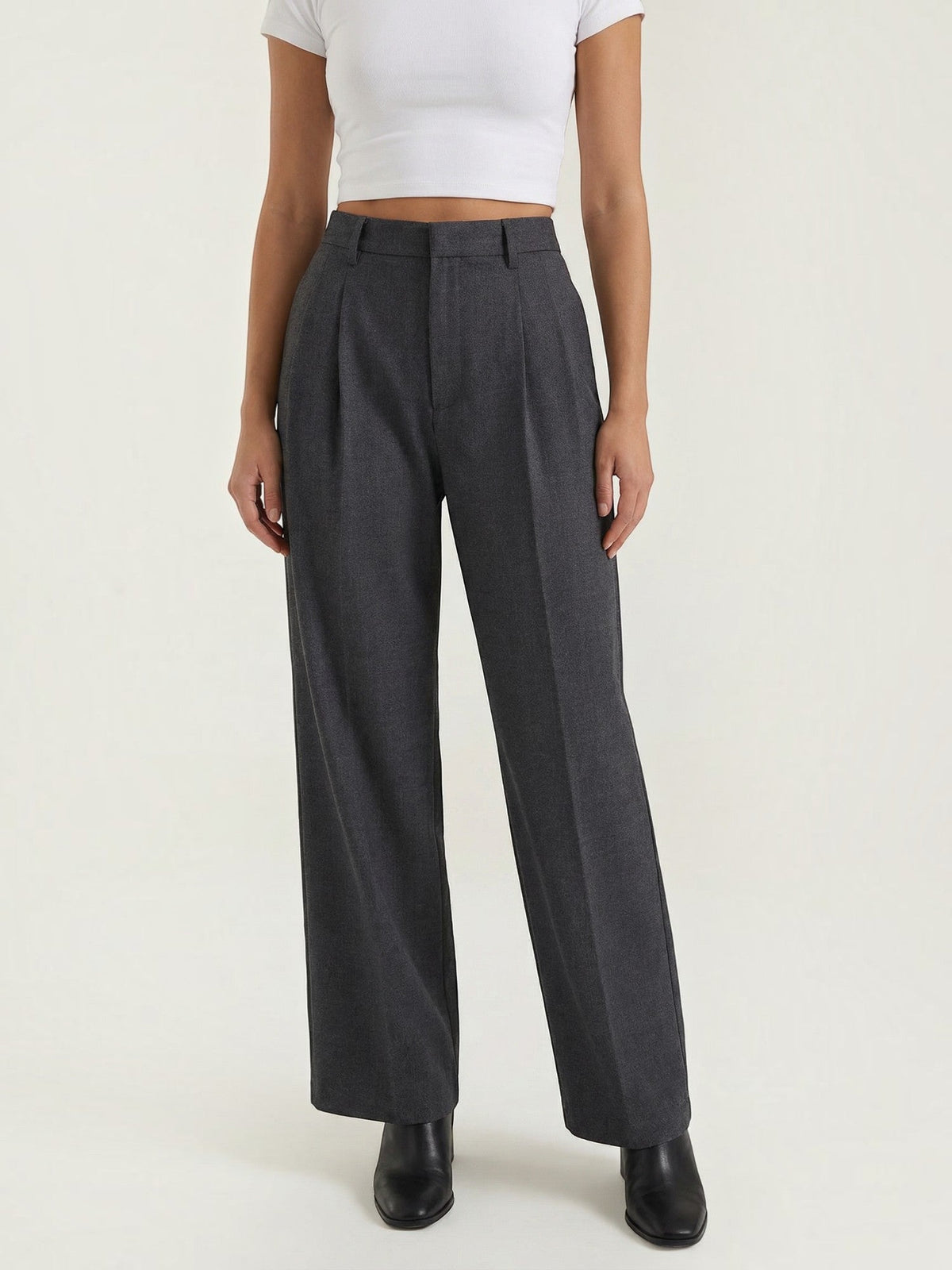 Dorothy Pantalon Large À Taille Haute