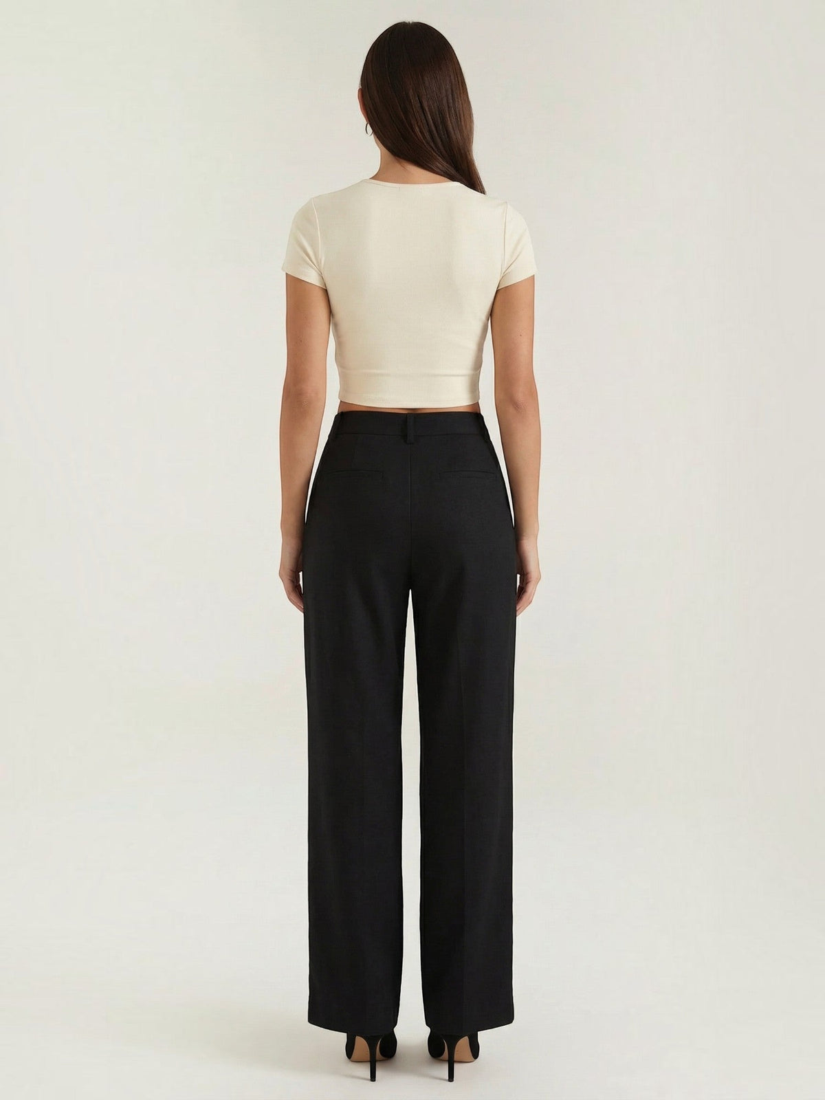 Dorothy Pantalon Large À Taille Haute