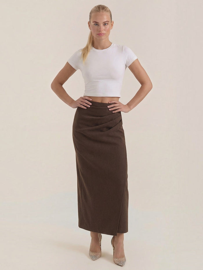 Elsie Jupe Longue Taille Haute