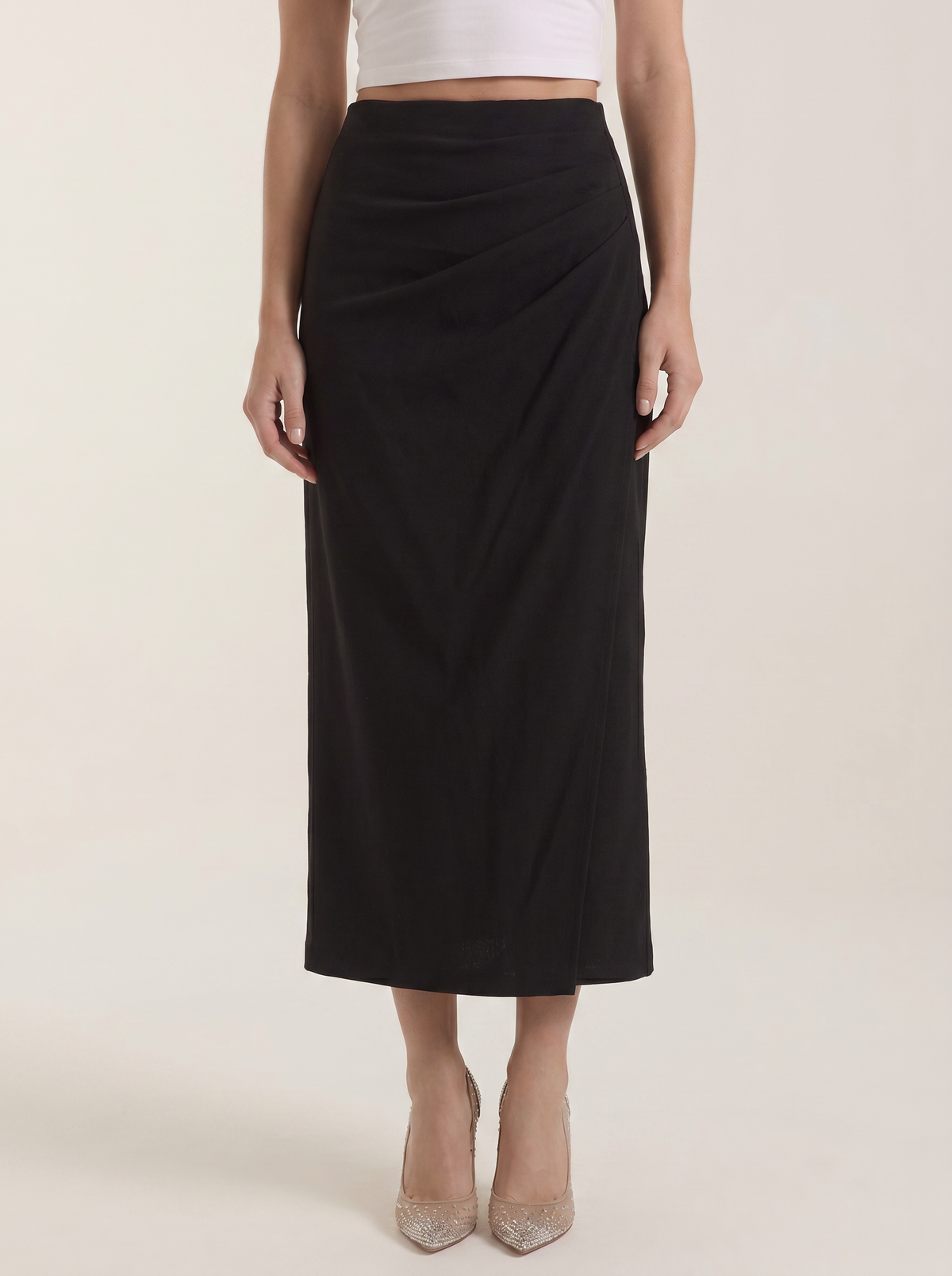 Elsie Jupe Longue Taille Haute