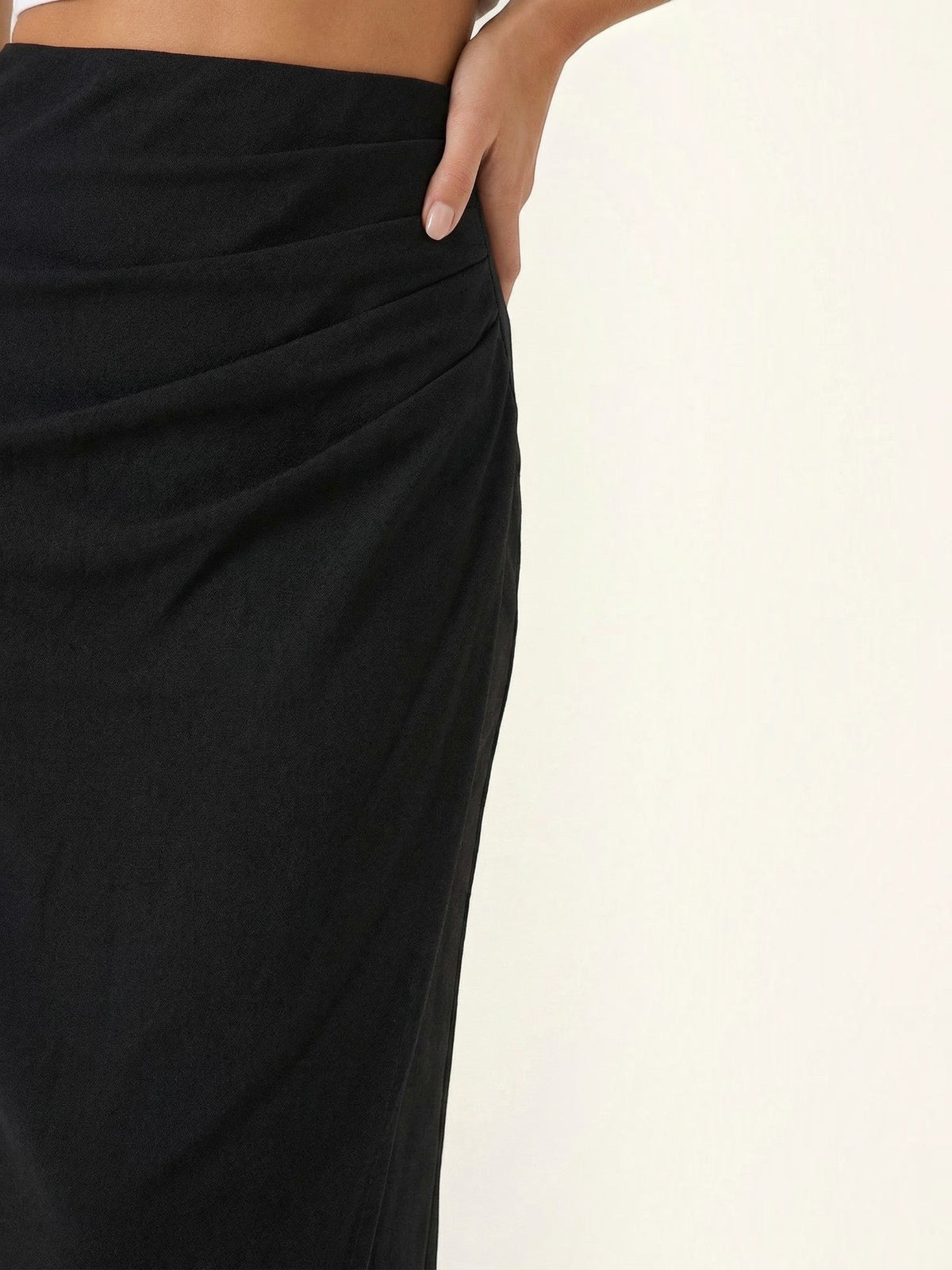 Elsie Jupe Longue Taille Haute
