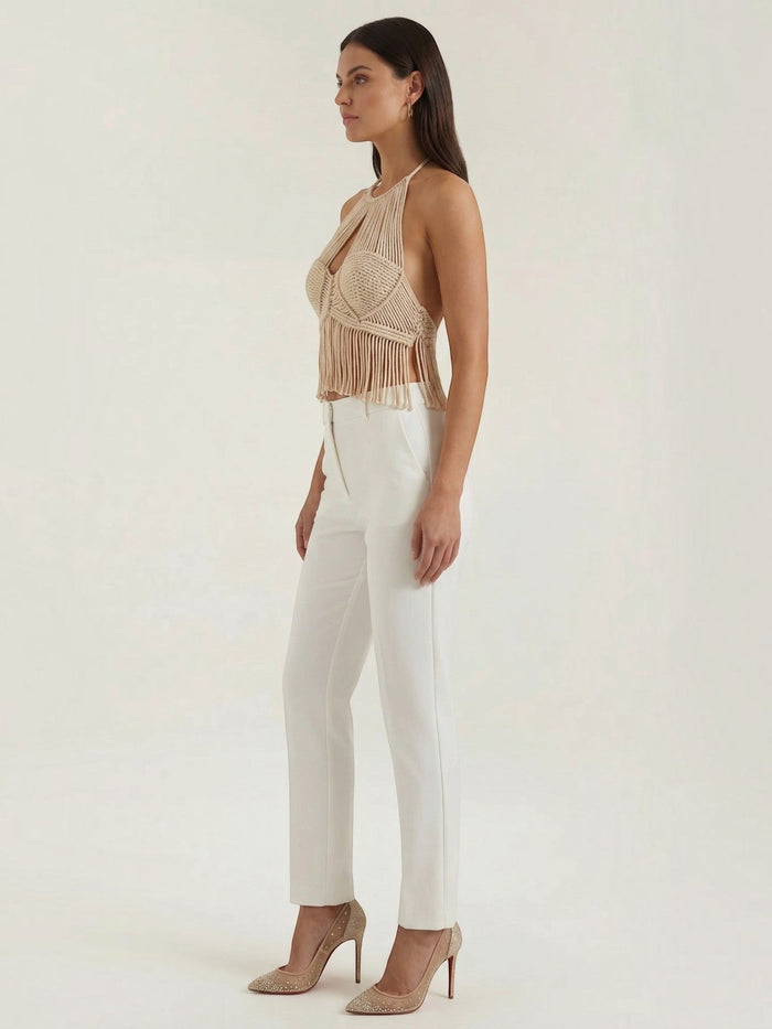 Francine Top En Crochet À Dos Nu