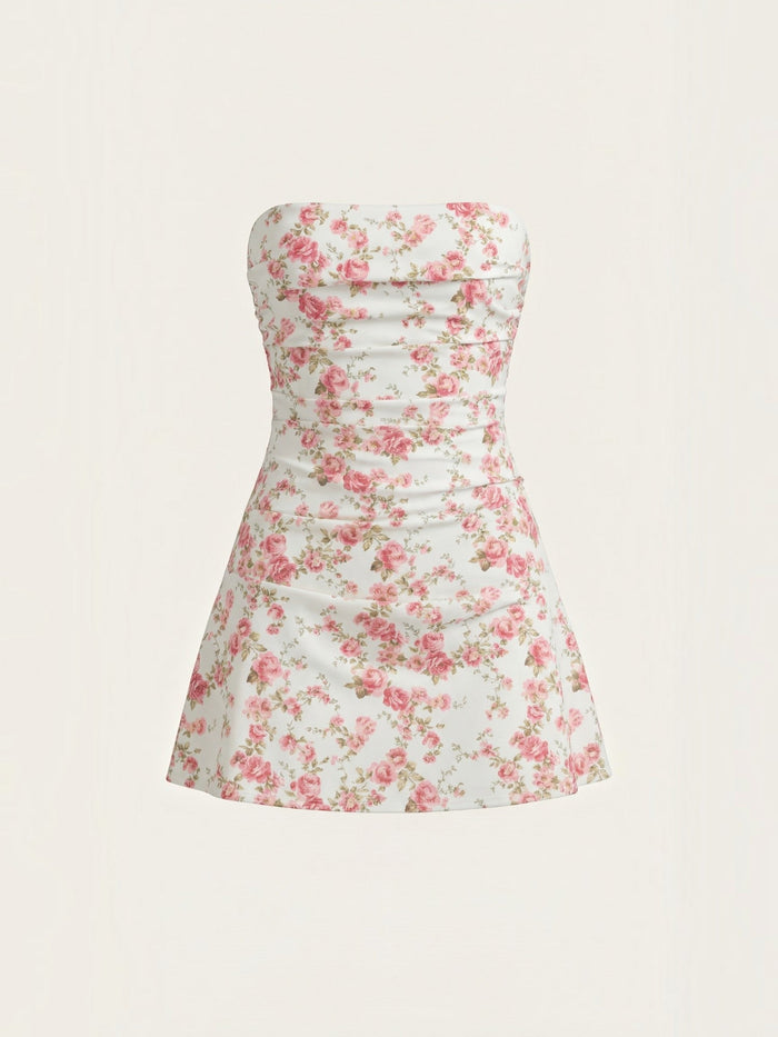 Genevieve Robe Courte Bustier