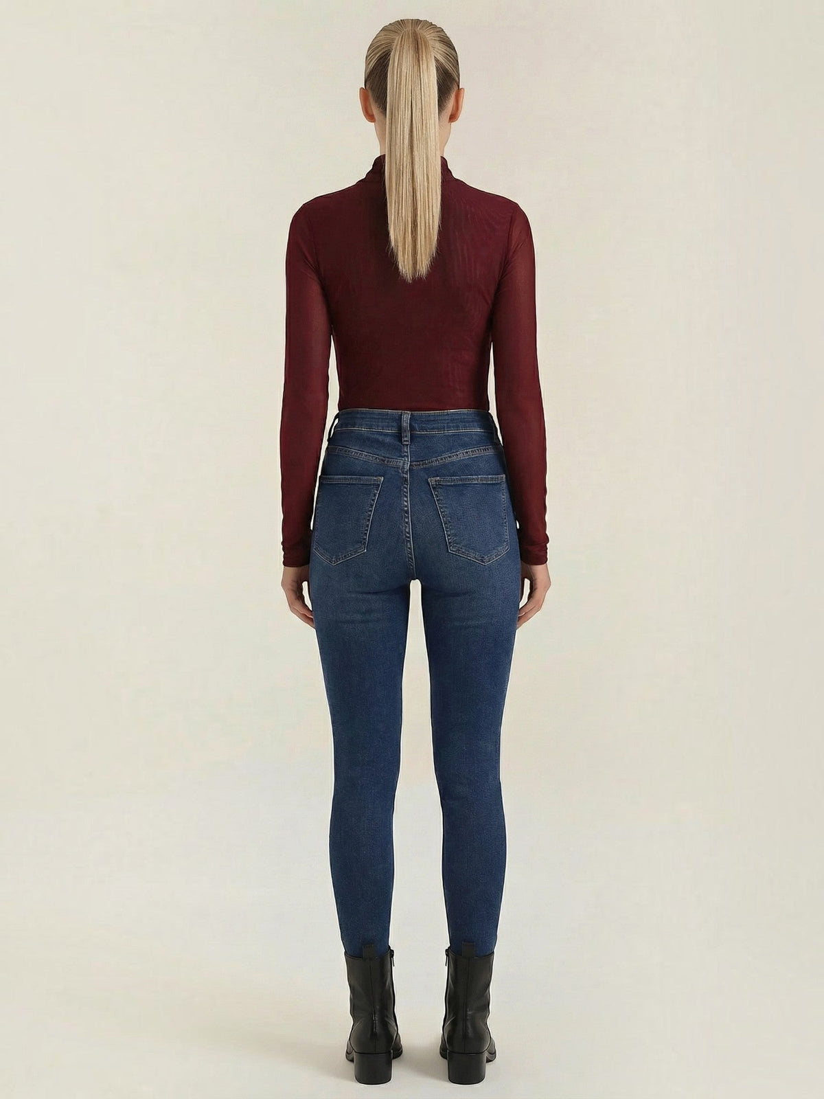 Georgia Top En Tulle Transparent Croisé