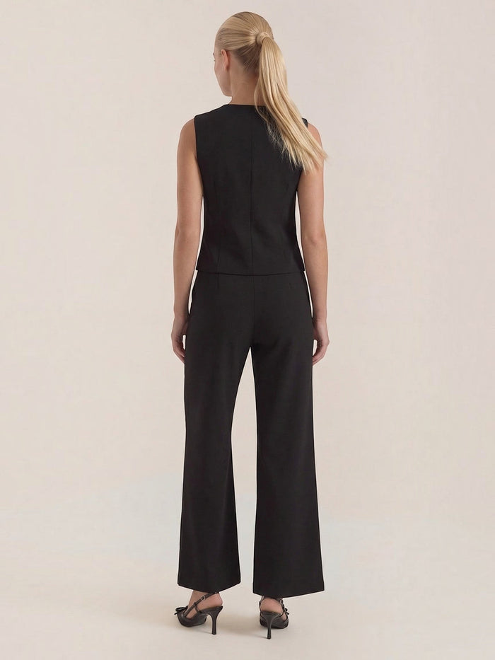 Ginger Ensemble Tailleur Avec Gilet Cintré Et Pantalon