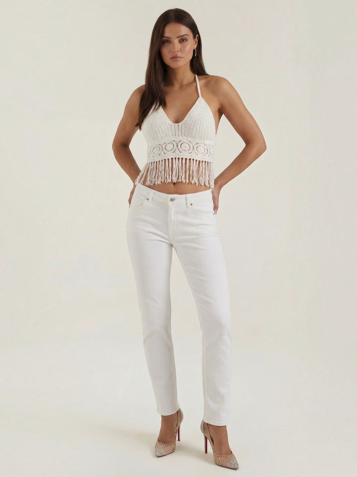 Harriet Top En Crochet À Motif Cercle