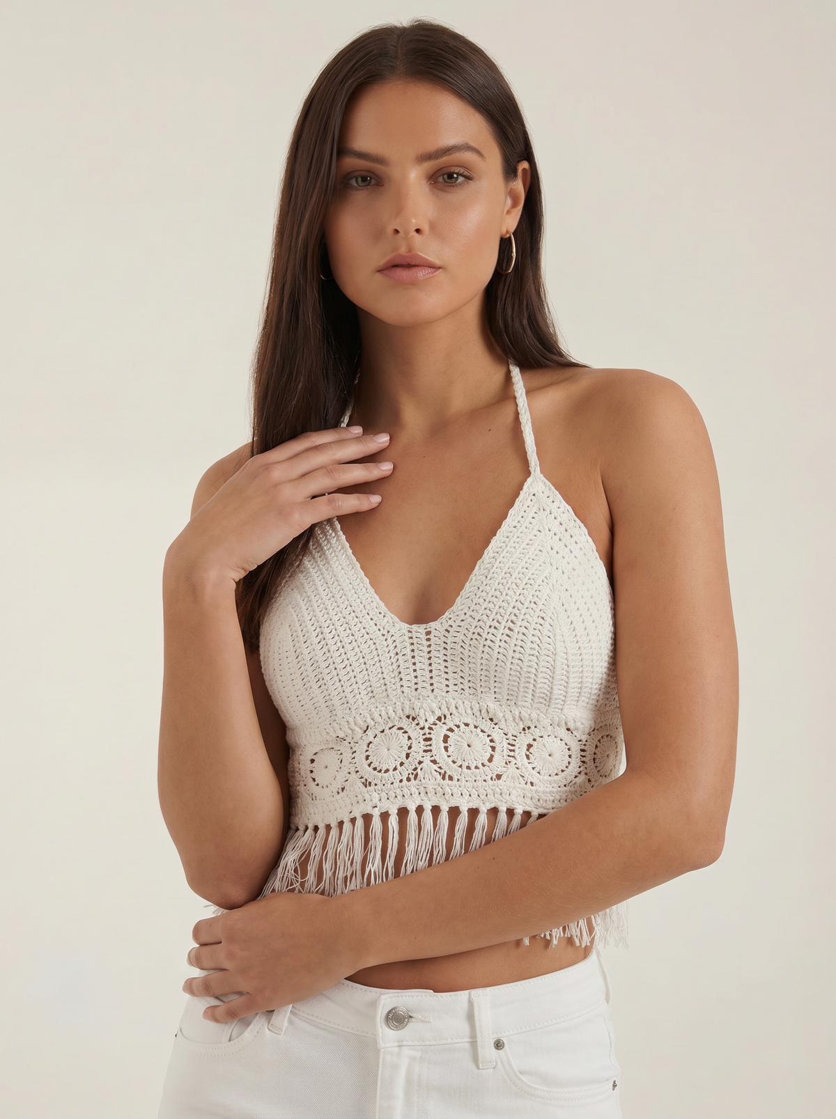 Harriet Top En Crochet À Motif Cercle