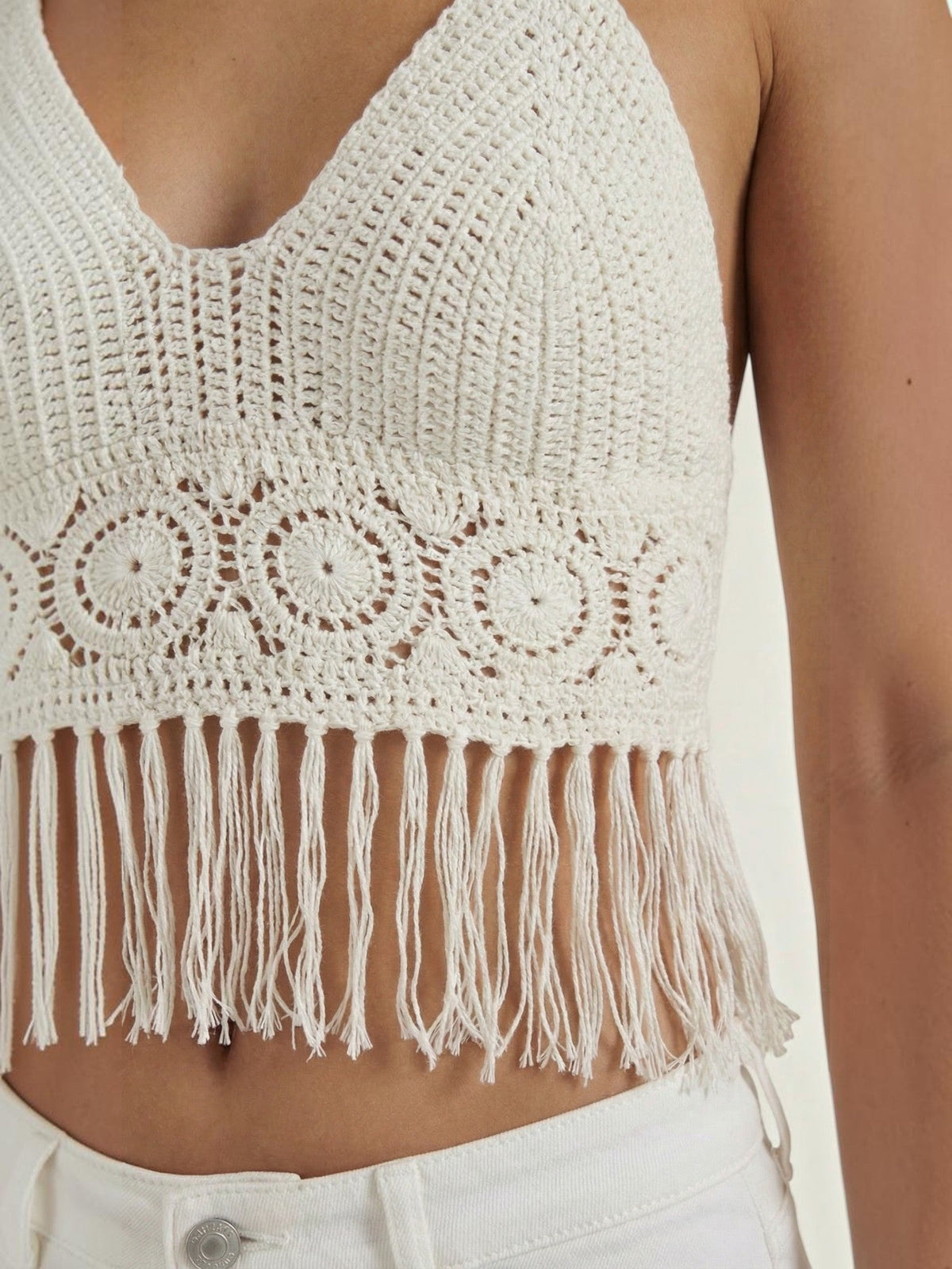 Harriet Top En Crochet À Motif Cercle