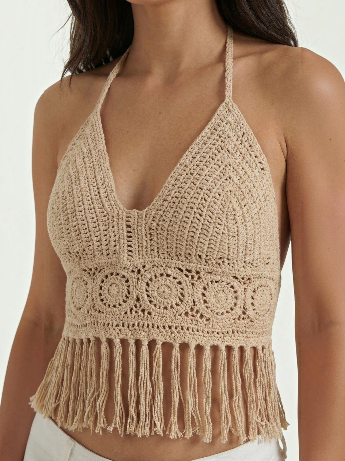 Harriet Top En Crochet À Motif Cercle