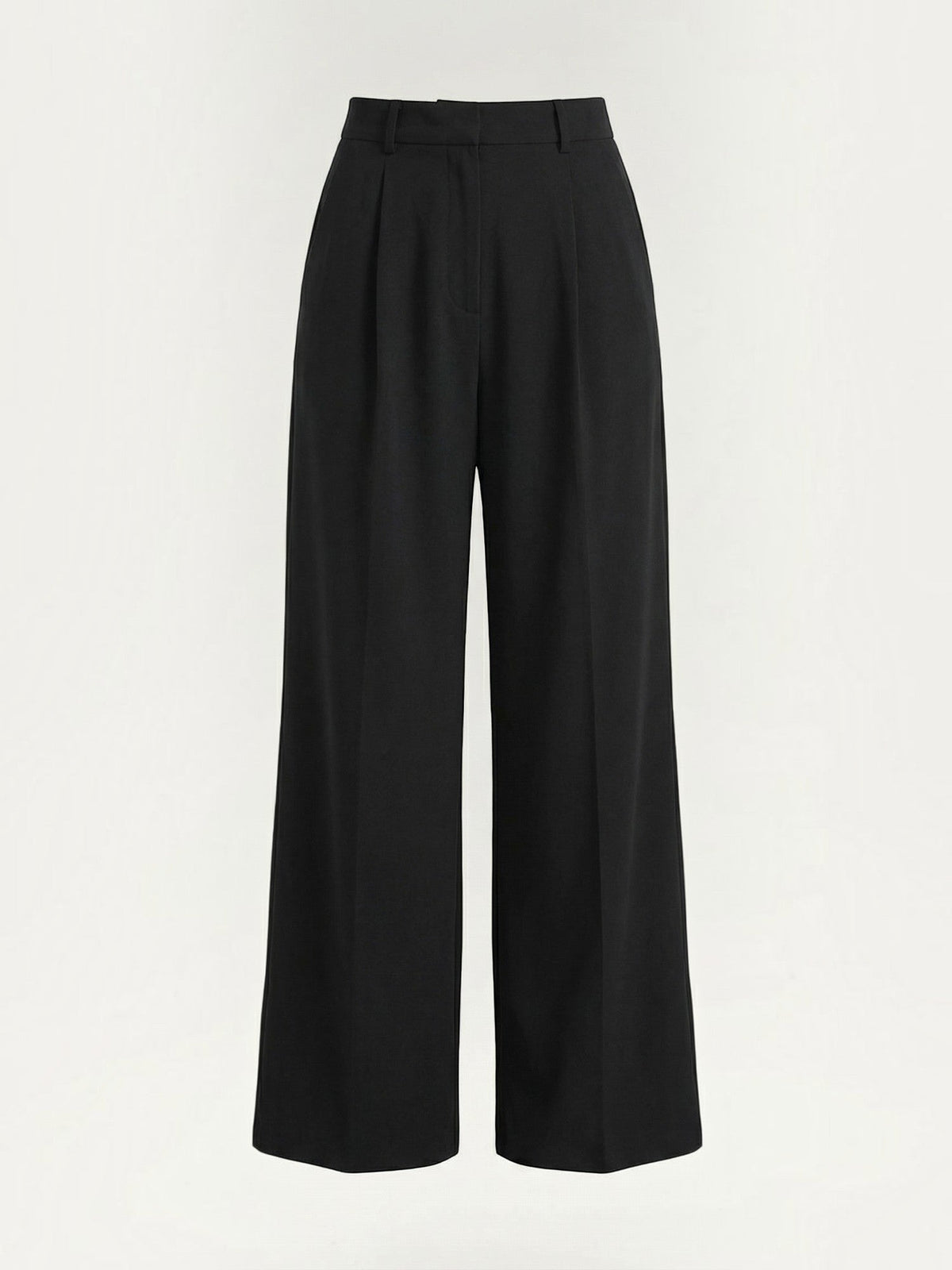 Hazel Pantalon Large Taille Haute
