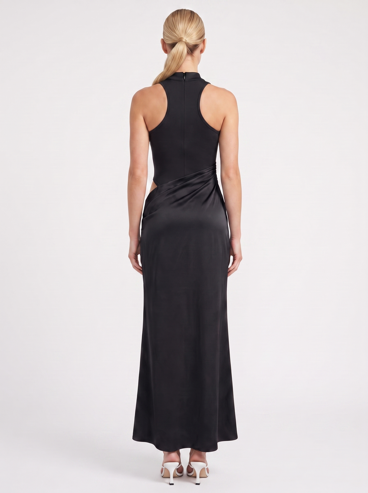 Hester Robe Longue Col Roulé
