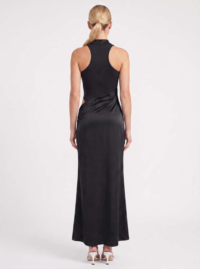 Hester Robe Longue Col Roulé
