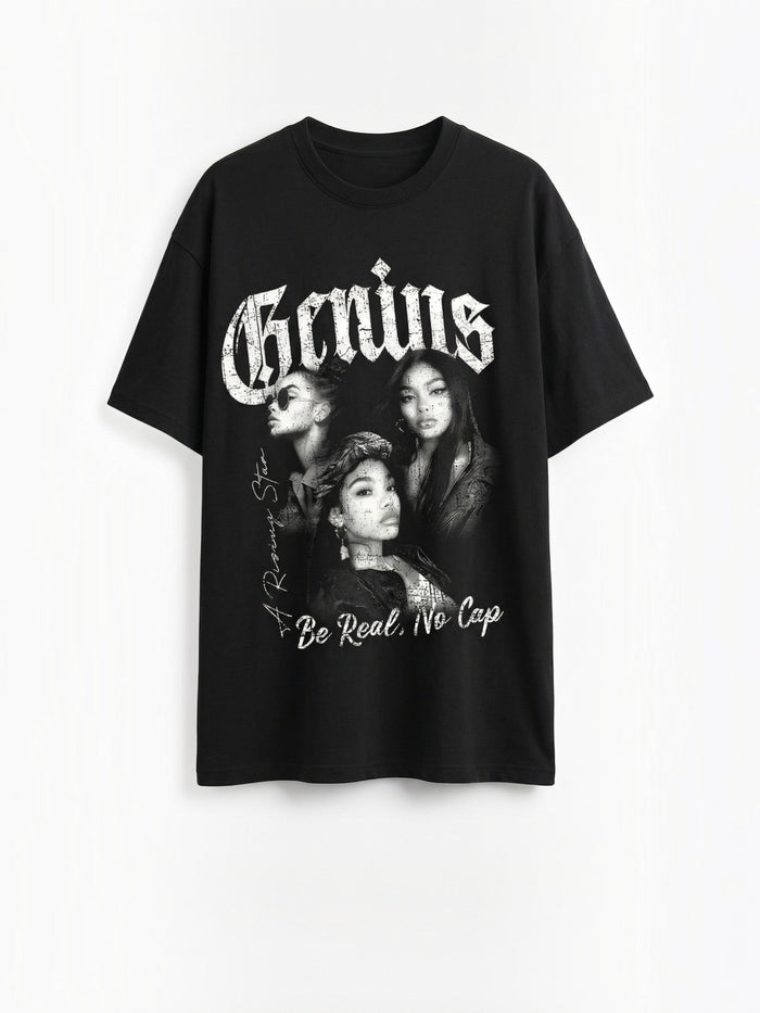 Jessamine T-Shirt Oversize À Motif Graphique