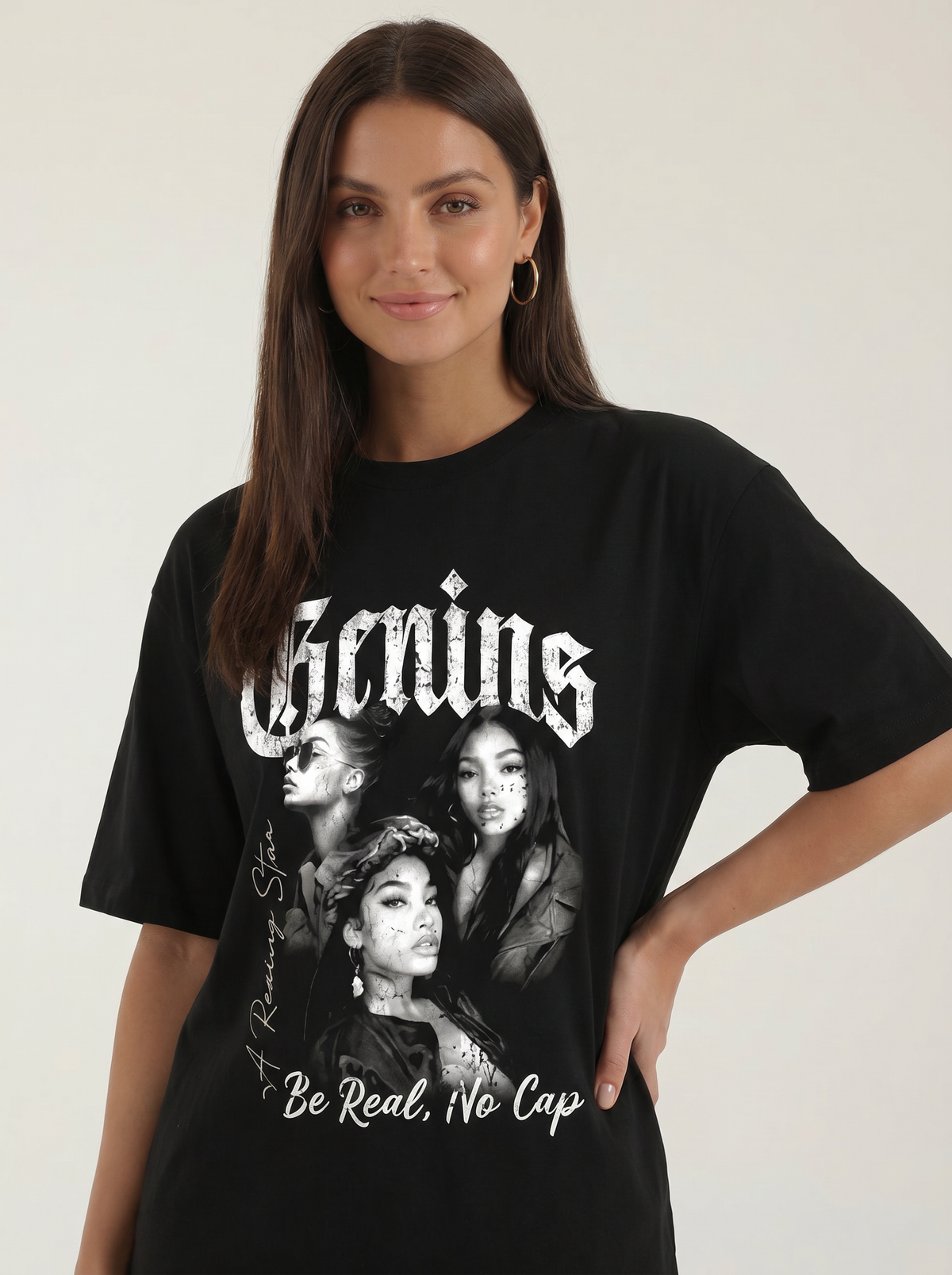 Jessamine T-Shirt Oversize À Motif Graphique
