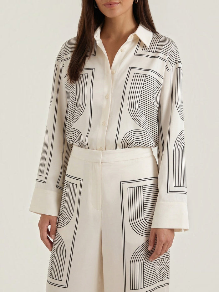 Judy Chemise À Motif Géométrique
