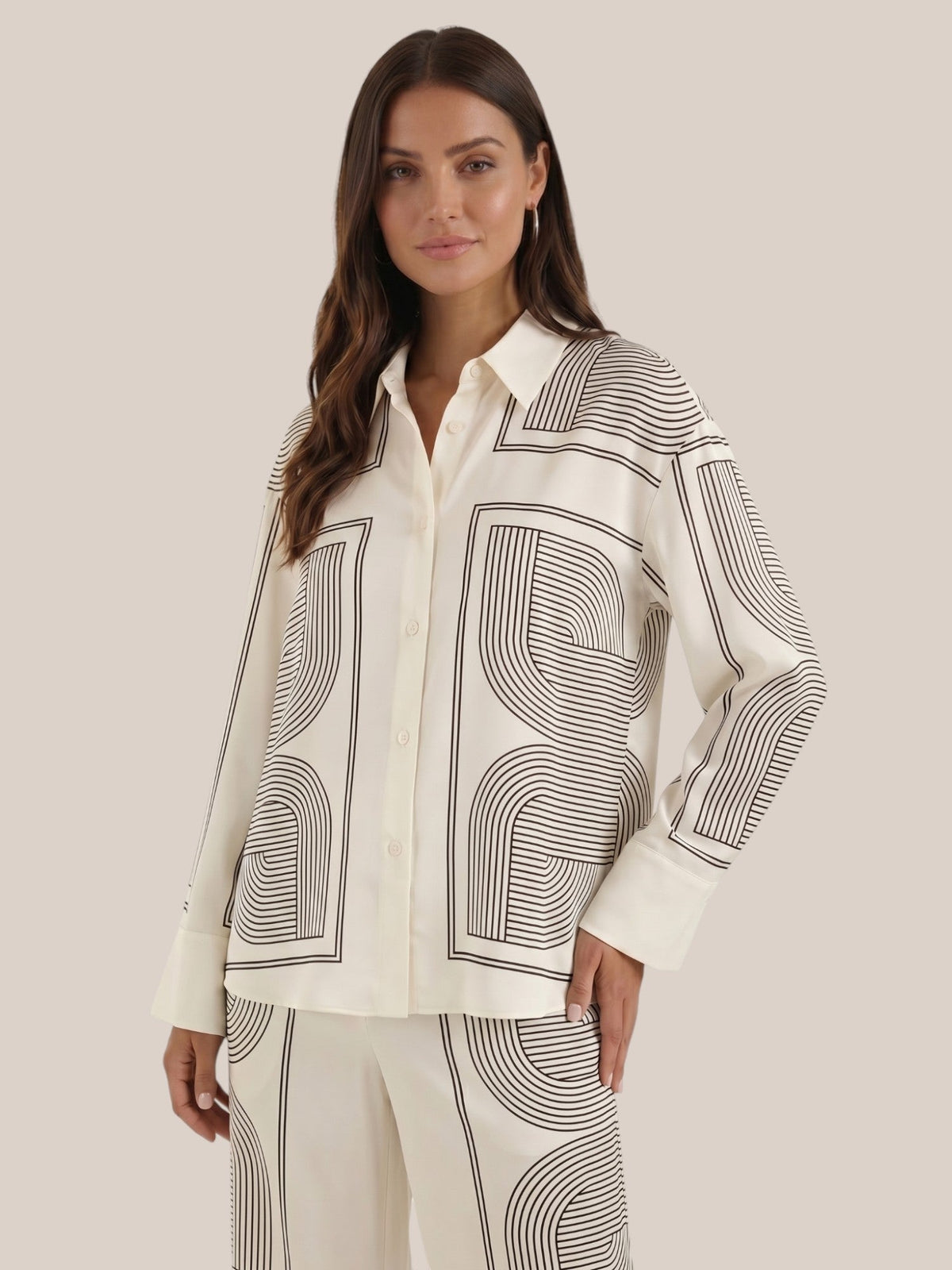 Judy Chemise À Motif Géométrique